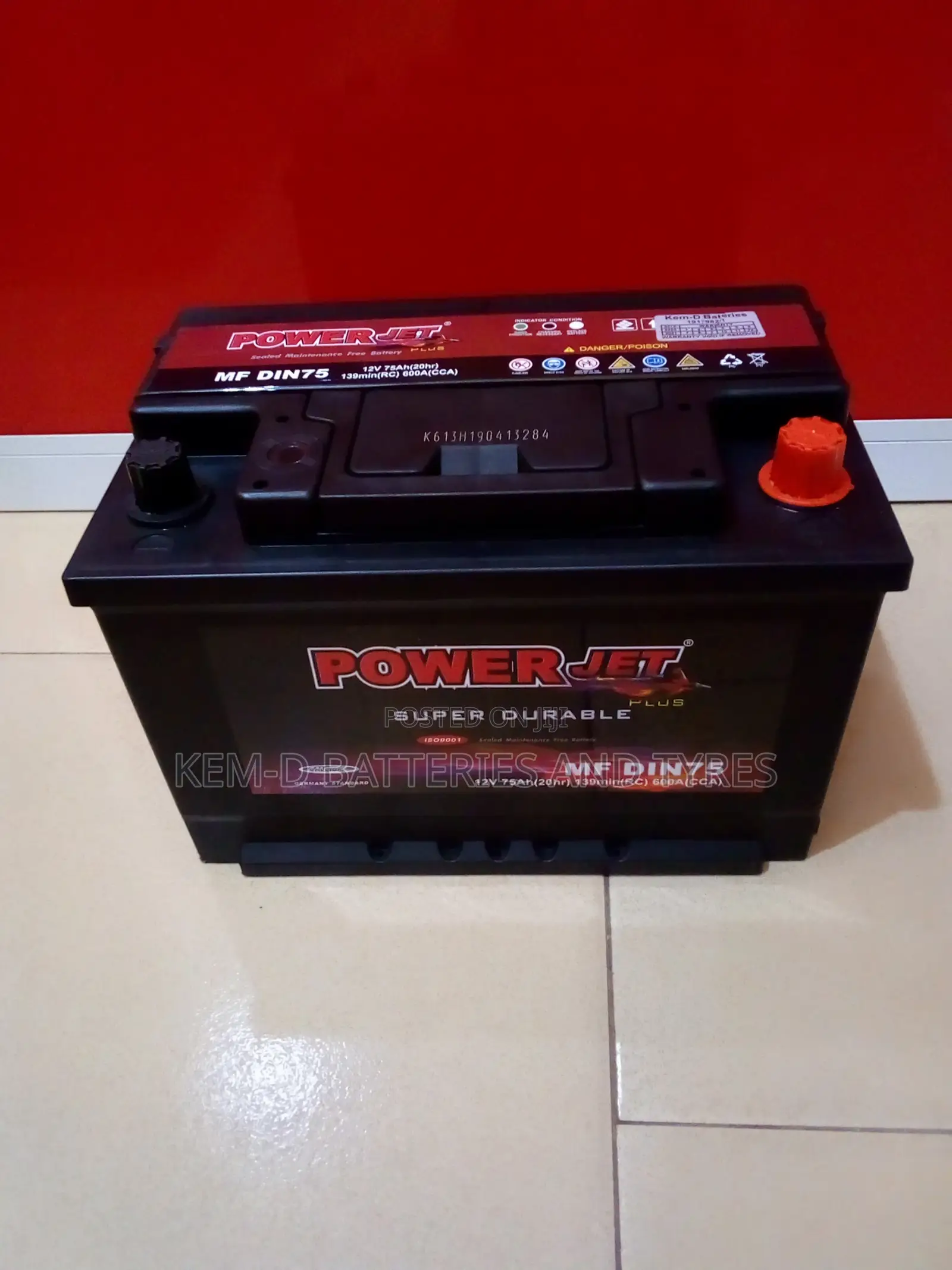 15 Plate Battery ( Powerjet Batteries) Free Instant Delivery