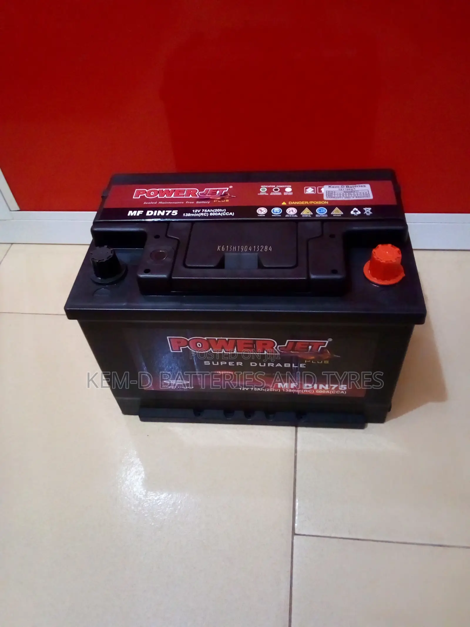 15 Plate Battery ( Powerjet Batteries) Free Instant Delivery