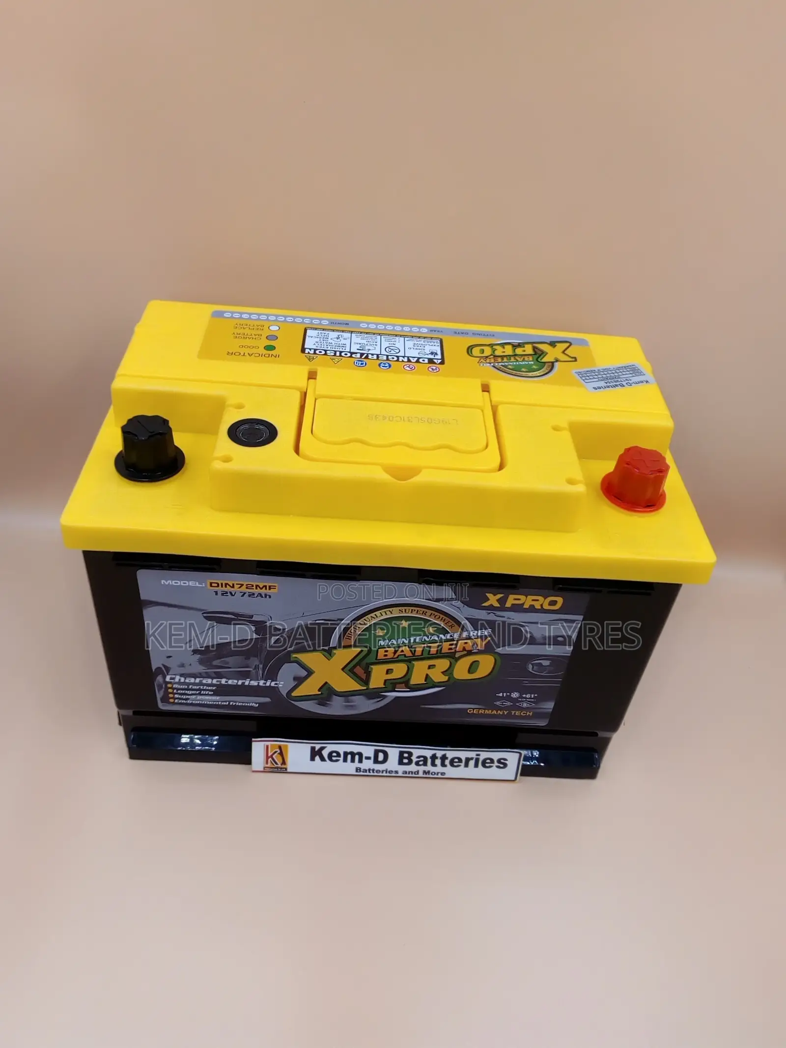 Quality Xpro Battery ( 15 Plates ) Free Delivery of Battery