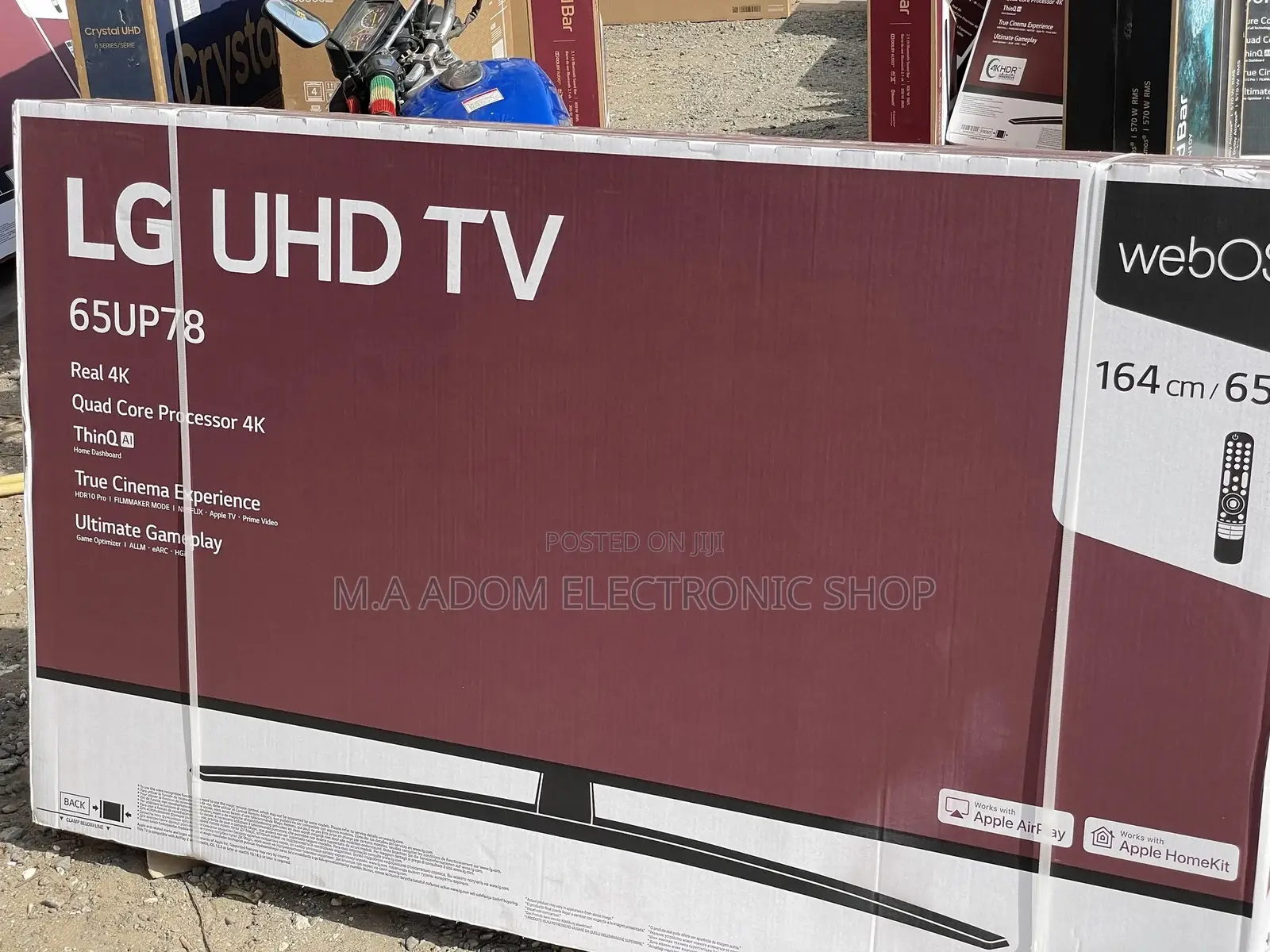 Lg 65”Webos UHD 4K Smart Thinq Ai Led Tv