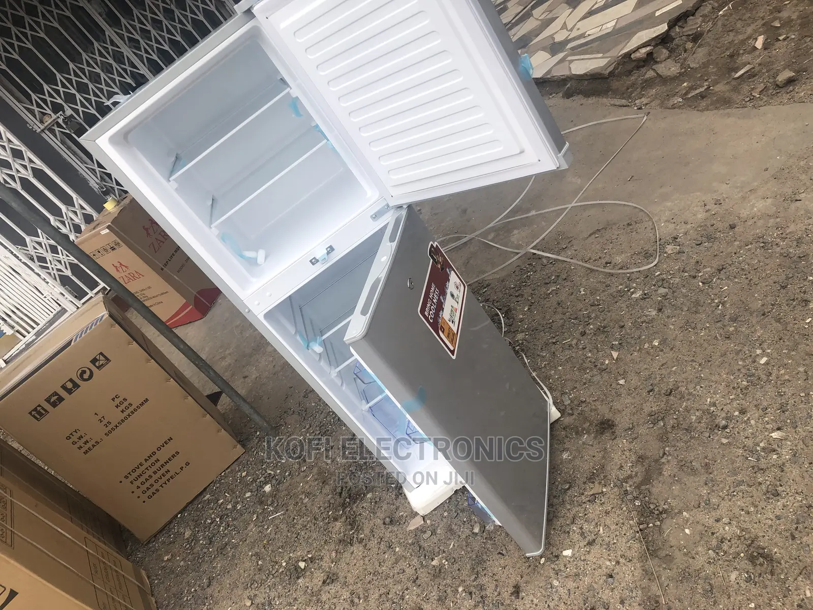 Gross Silver Zara 250tm 205liters Double Door Refrigerator