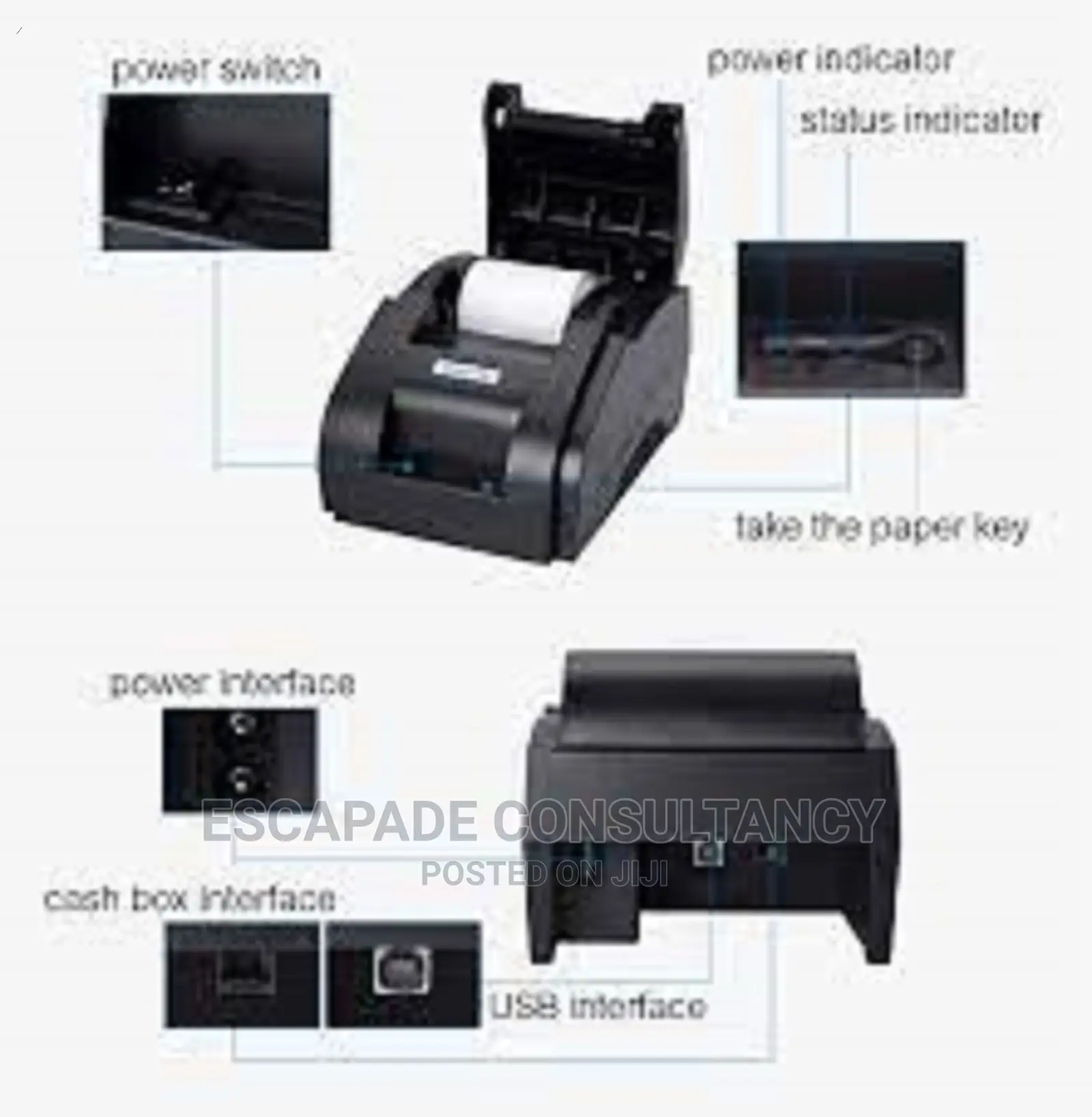 Thermal Receipt Printer 58mm USB