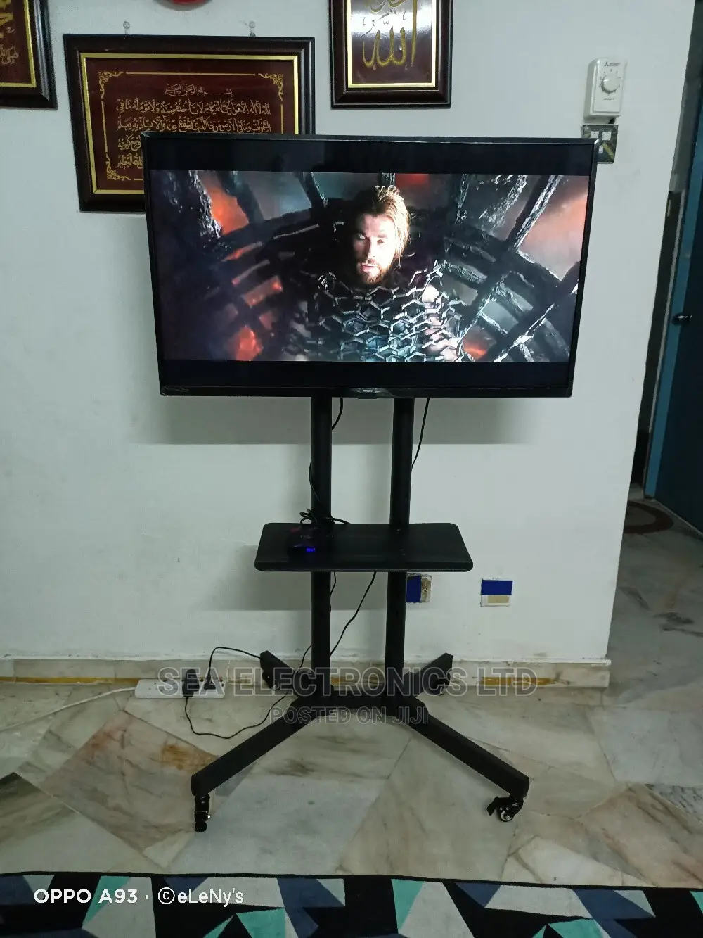 Highly Adjustable TV Cart Stand 32-65 Inch