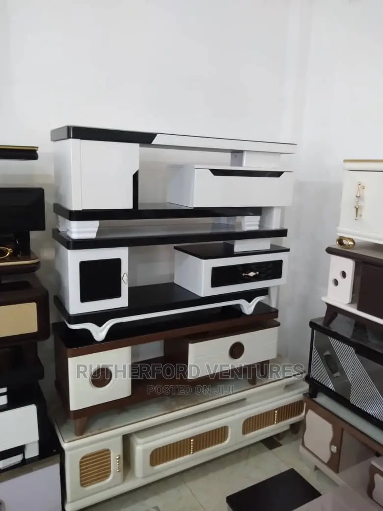 Wood and Glass TV Stand