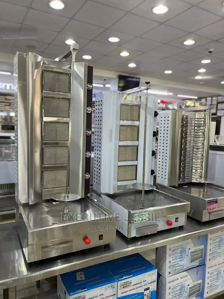 4 Burner Shawarma Machine