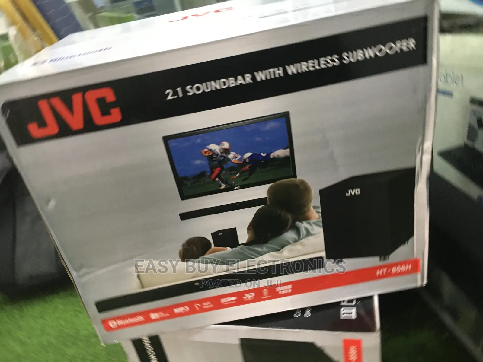 Live Smarter 2.1 JVC Sound Bar at Subwoofer