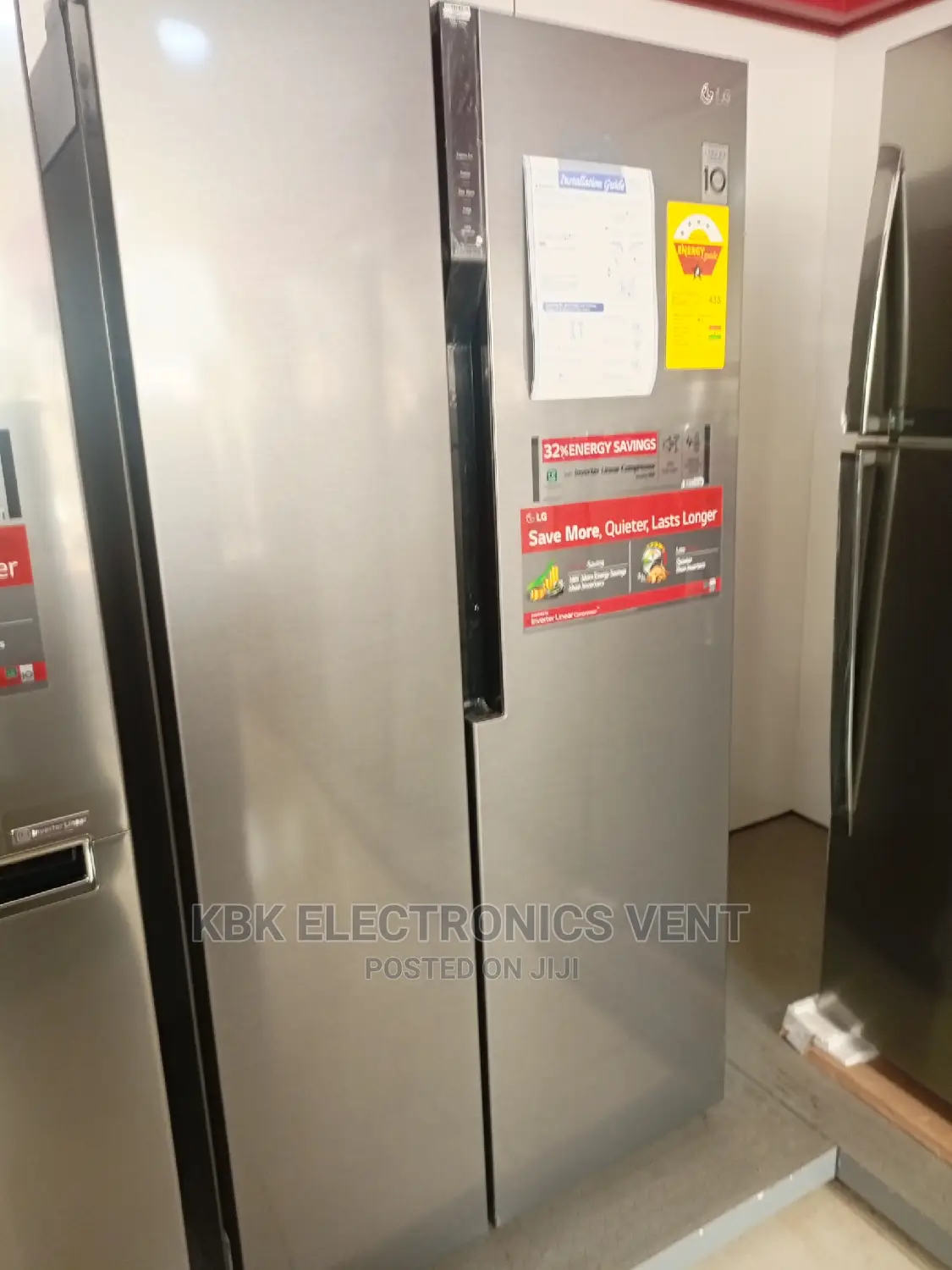 Lg 510ltr(Gcfb507pqam) Side/Side Refrigerator