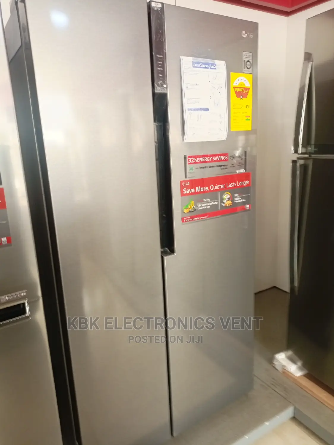 Lg 510ltr(Gcfb507pqam) Side/Side Refrigerator