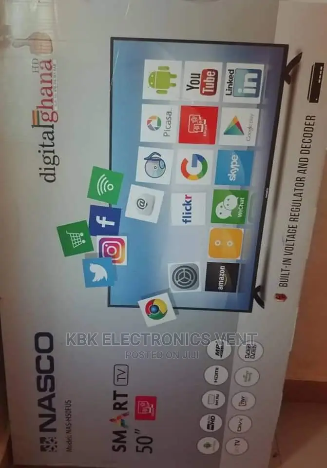 Nasco 50" Smart Satellite Digital Led Tv