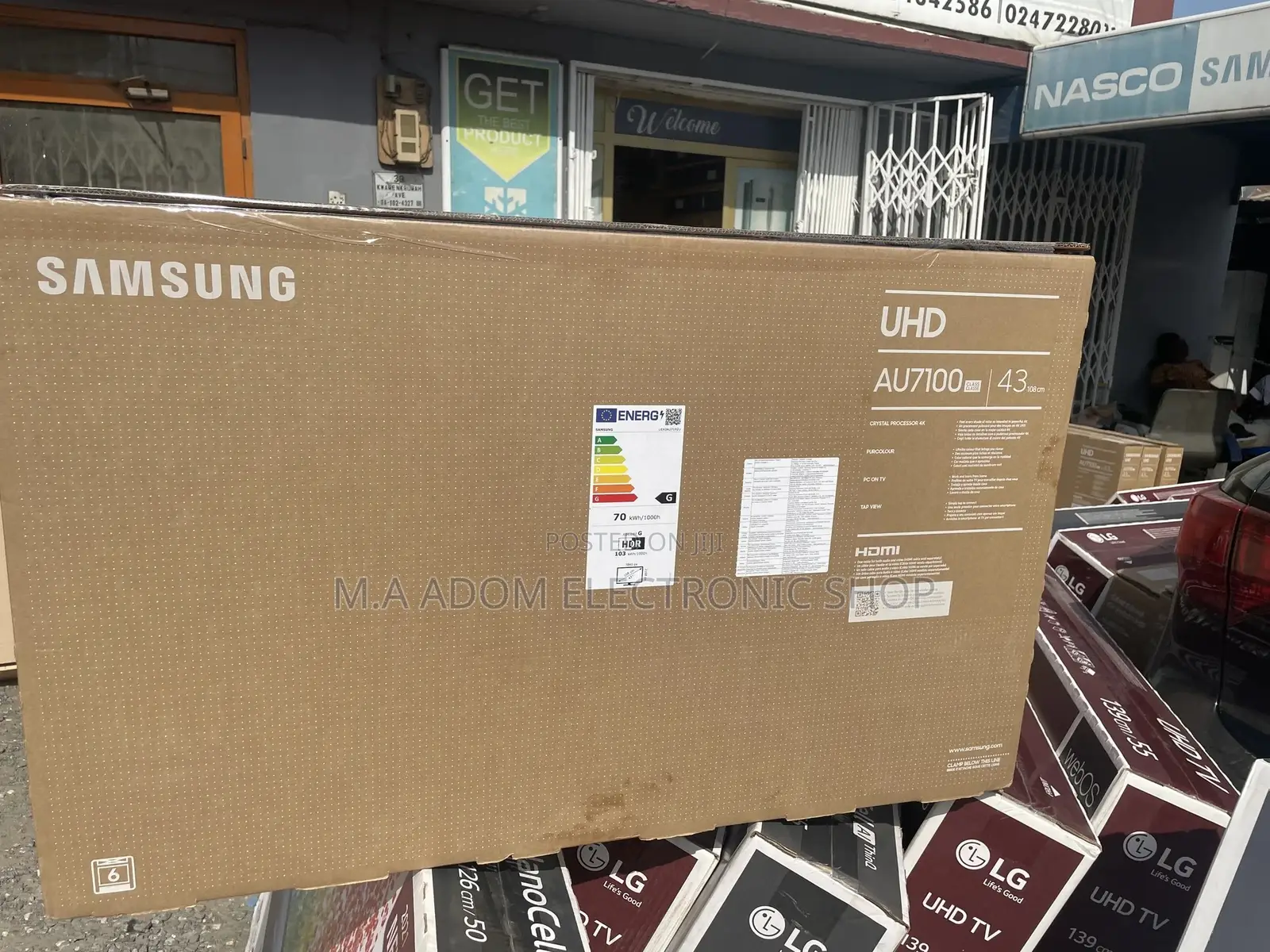 With a Year Warranty Samsung 43” Series 7 Crystal UHD Tv