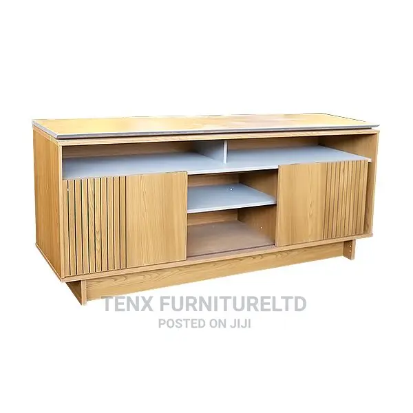 TV Unit With Slidining and 6 Compartment (Exclusive)