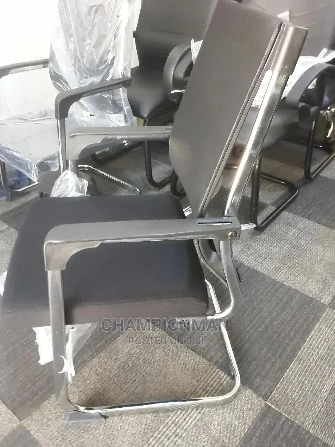 Net Visitors Chair Black