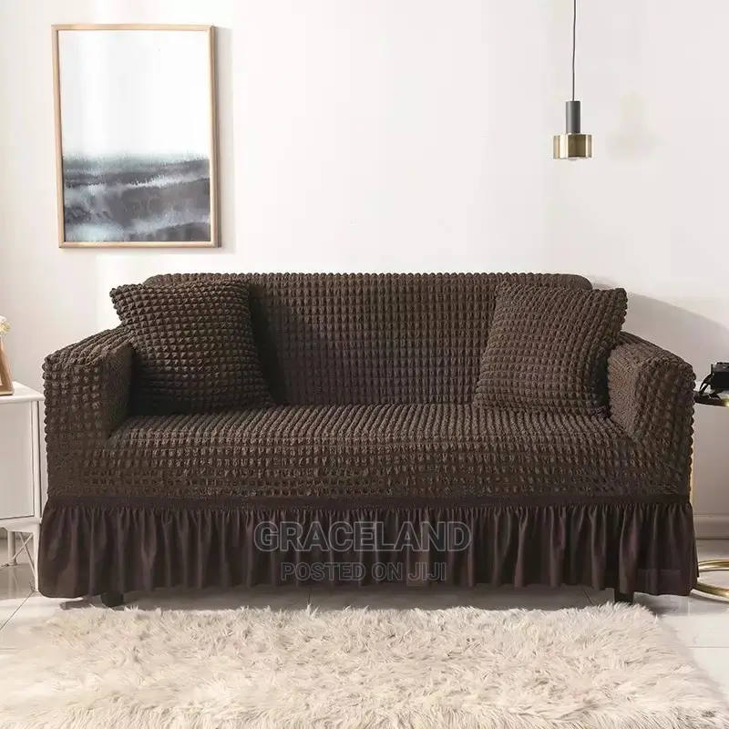 Thicker Fabric Skirt Sofa Cover High Quality Seater’S 1/2