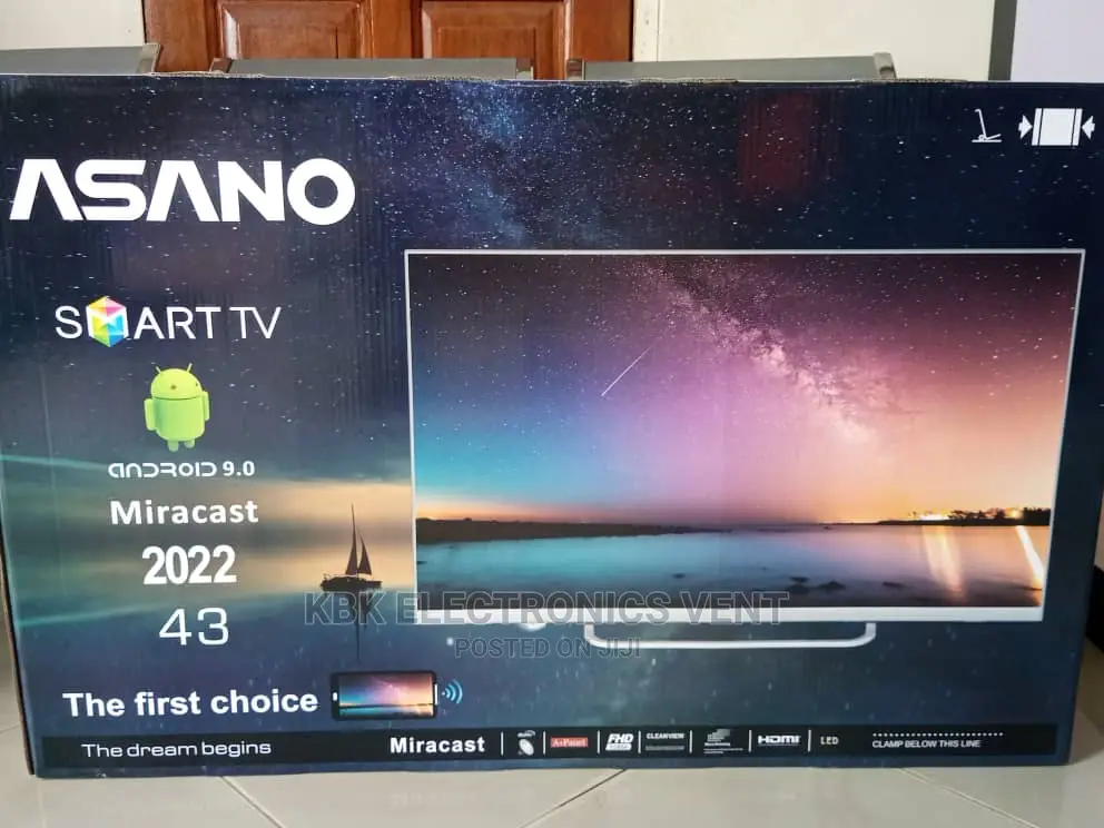Asano 43 Flameless Smart(Android) Satellite Digital Led Tv