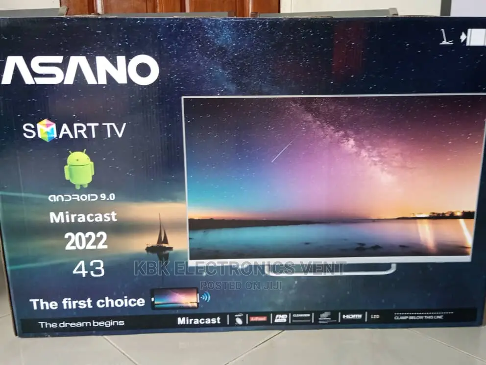 Asano 43 Flameless Smart(Android) Satellite Digital Led Tv