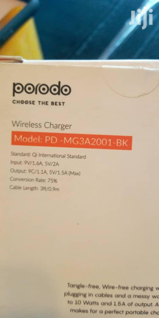 Porodo Wireless Charging Pad(Ultra Fast Charge)
