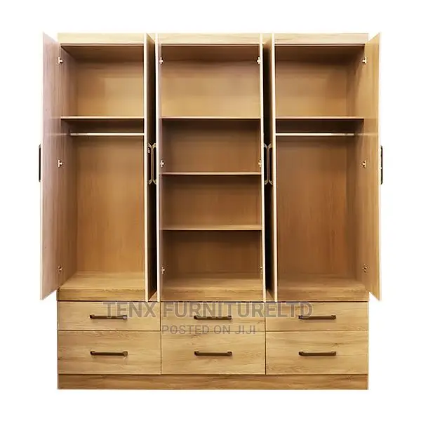 WARDROBE 6DOORS (Neat Brown)ASENDO