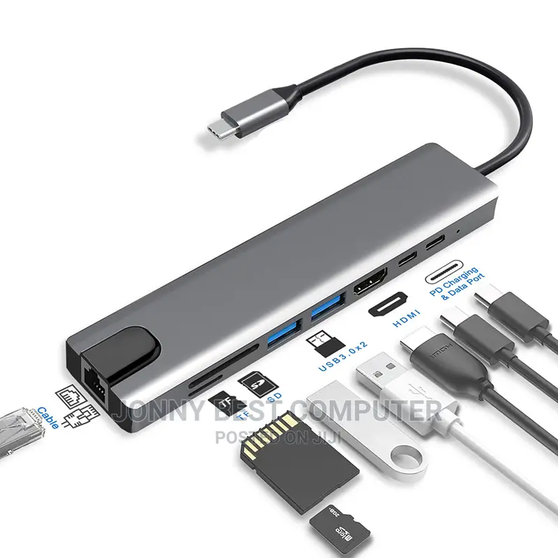 USB-C 8 in 1 Converter