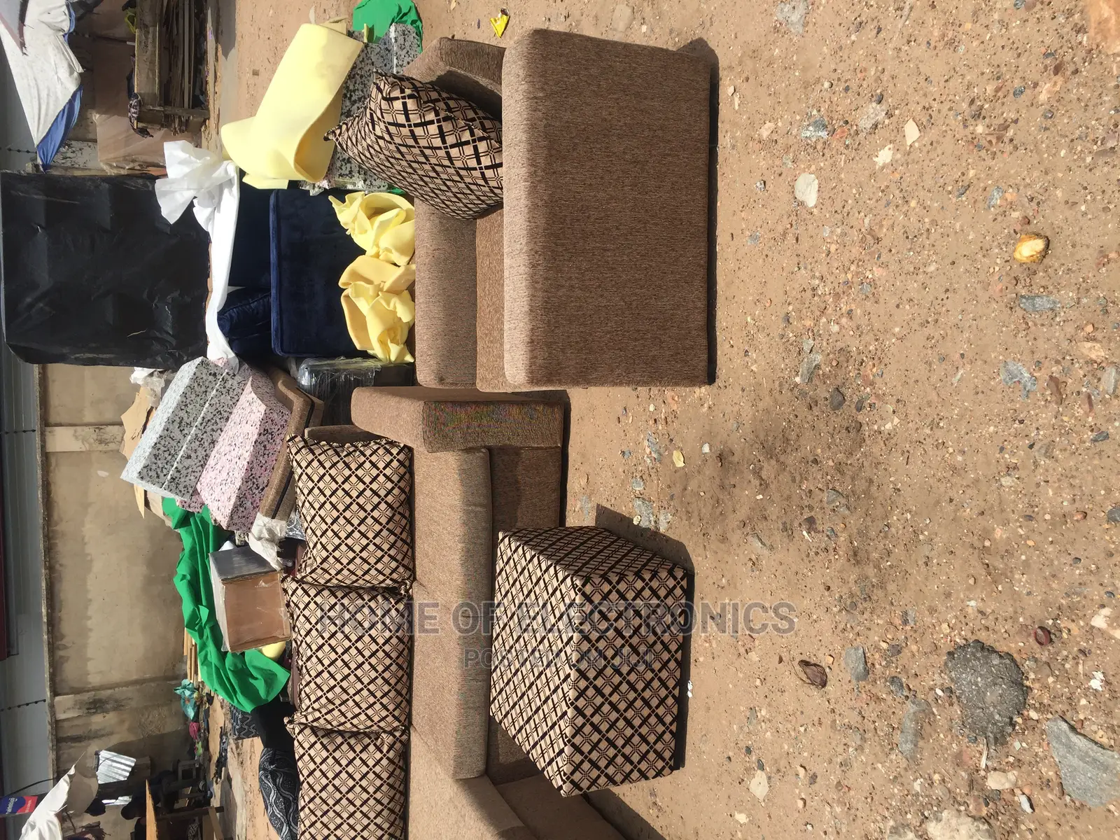 Classic Fabric Design L Shaped Sofa
