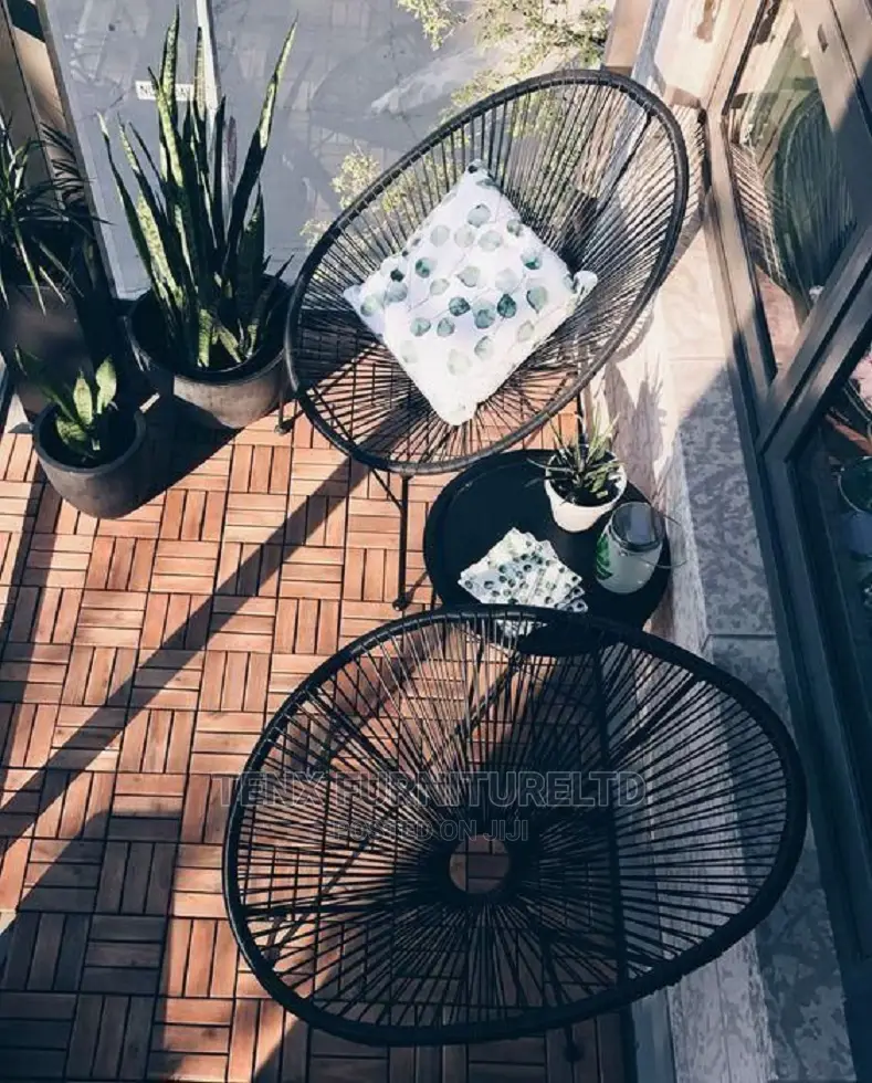 Rattan Chair( 2 PCS )Indoor and Outdoor Use