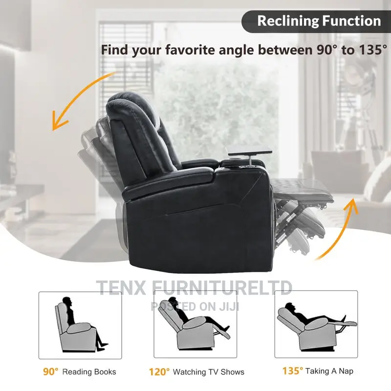 Recliner Faux Leather Single Seater