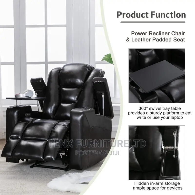 Recliner Faux Leather Single Seater
