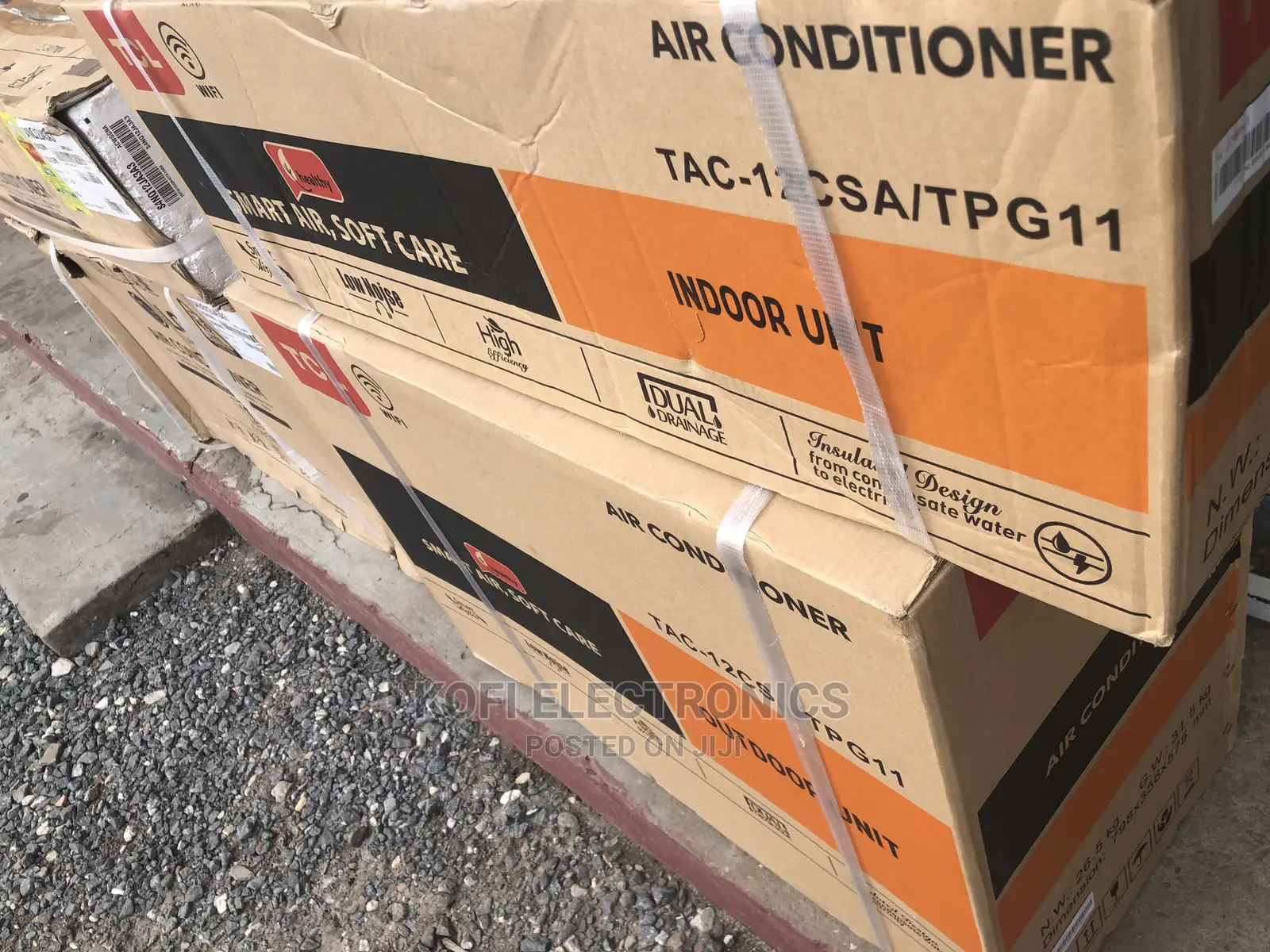 TCL 1.5HP Split (TAC-12CS/Tpg11i)Wi-fi R410gas AC