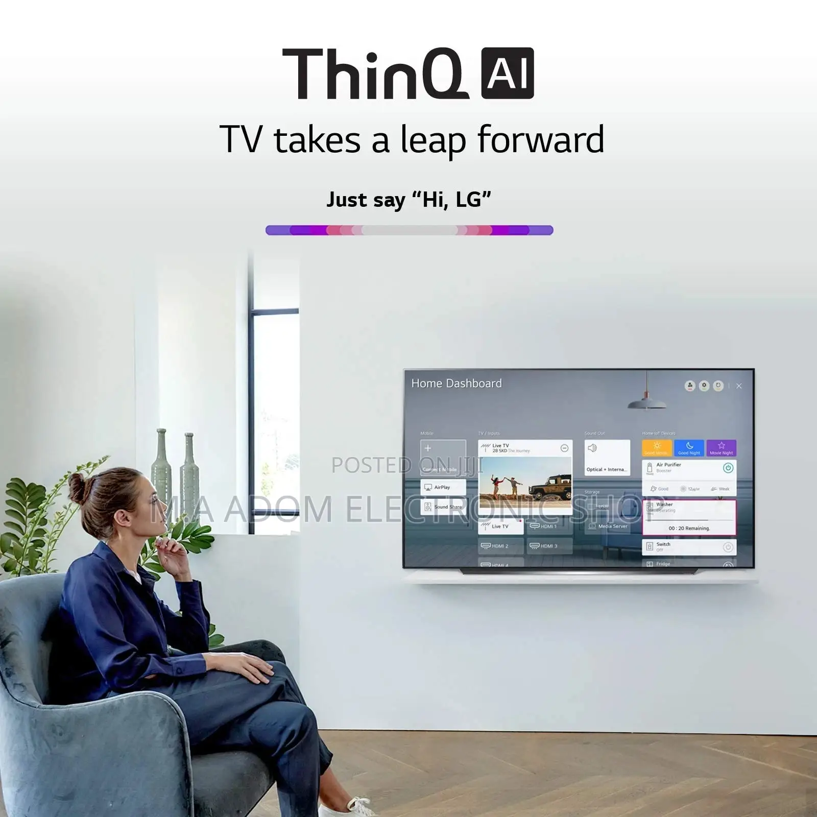 Lg 77” Oled Tv With Inbuilt Alexa+ Α9 GEN 3 AI PROCESSOR 4K