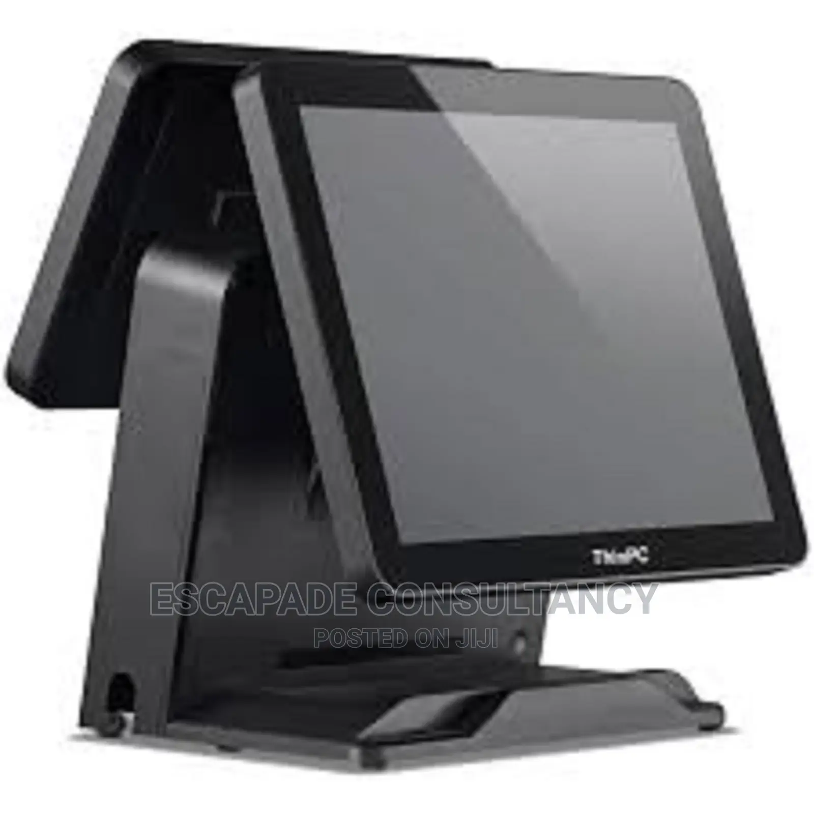 POS Computer I3 All in One Dual Touch Screen 128GB SSD , 8GB