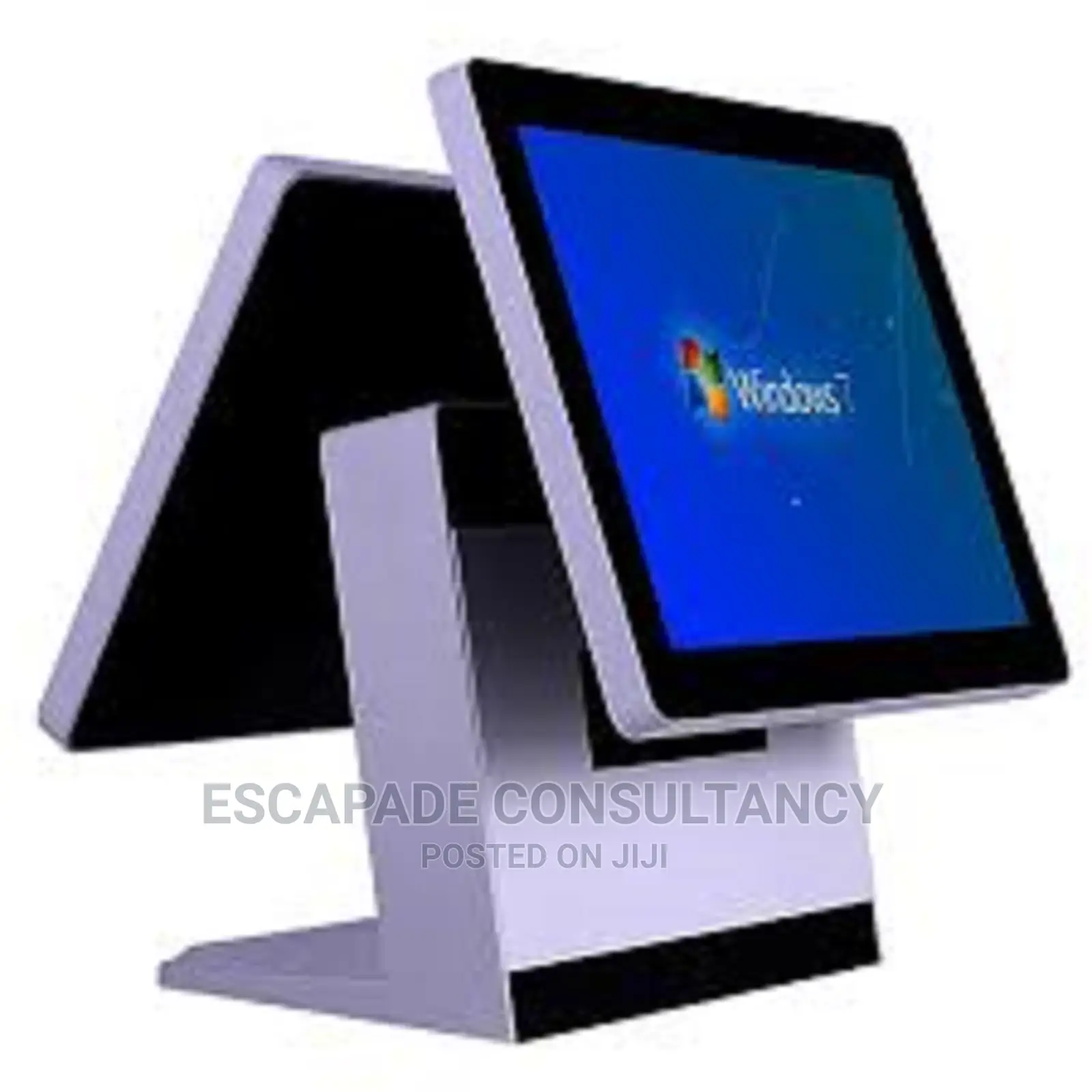 POS Computer All in One Double Screen Touch 64GB SSD