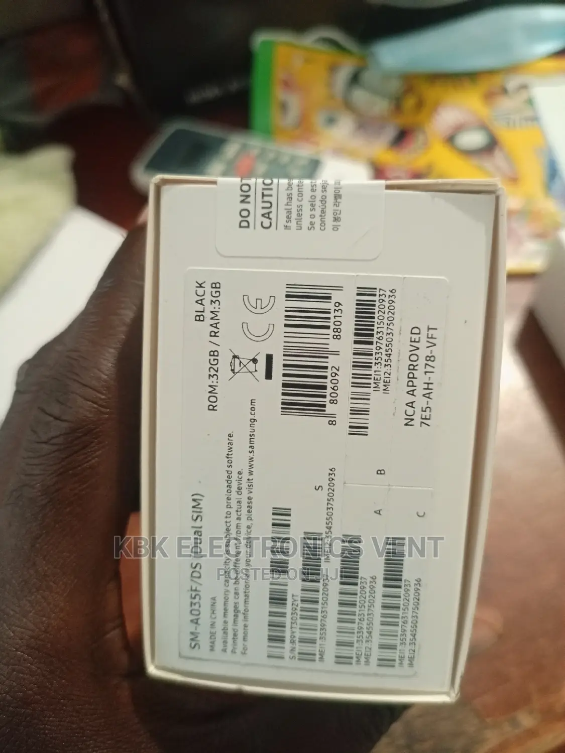 New Samsung Galaxy A03 32 GB Black