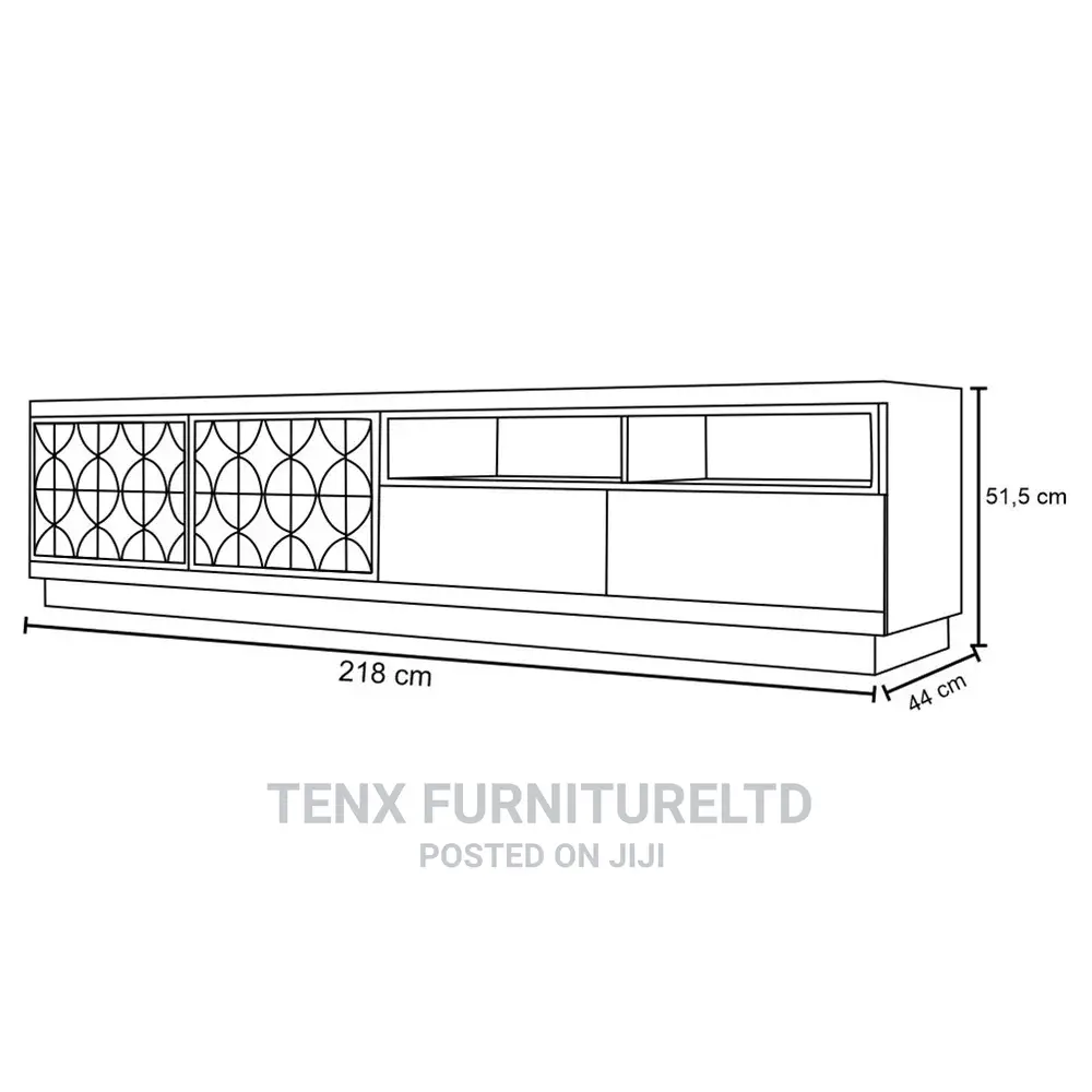 TV Stand (Agatha) With Compartments