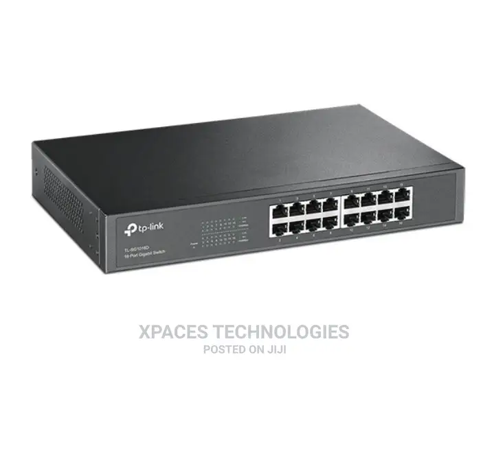 Tp Link 16port Gigabits Desktop/Rackmount Switch, Tl-Sg1016d