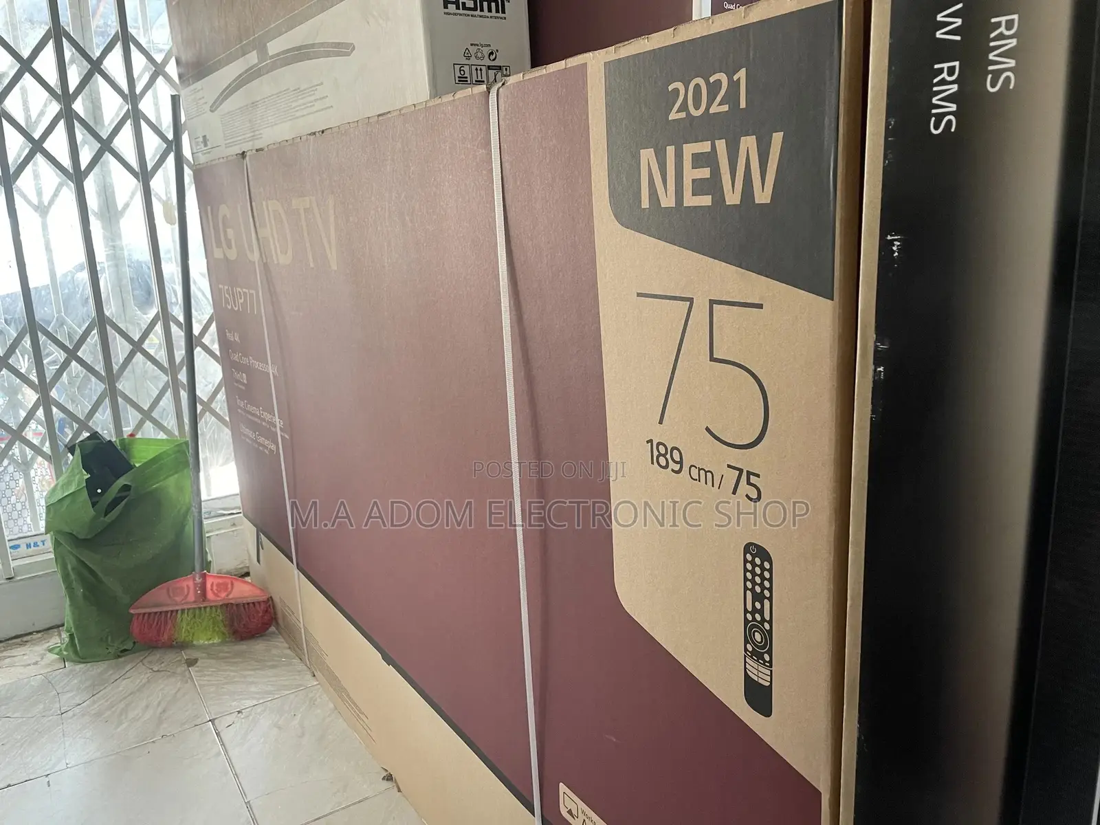 New 2021 Model 75” Real 4K Quadcore Processor Thinq Al Tv