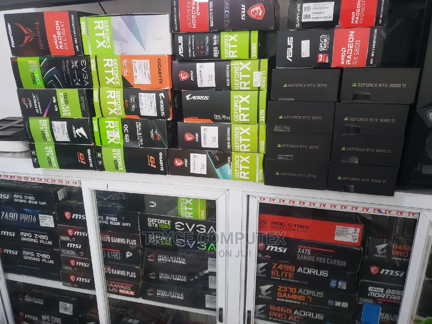 Nvidia Geforce RTX Graphic Card and AMD RX Graphic Cards