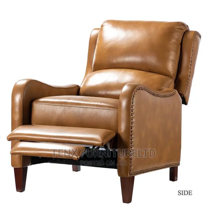 Recliner ( Faux Leather) Manual Club Single Seater
