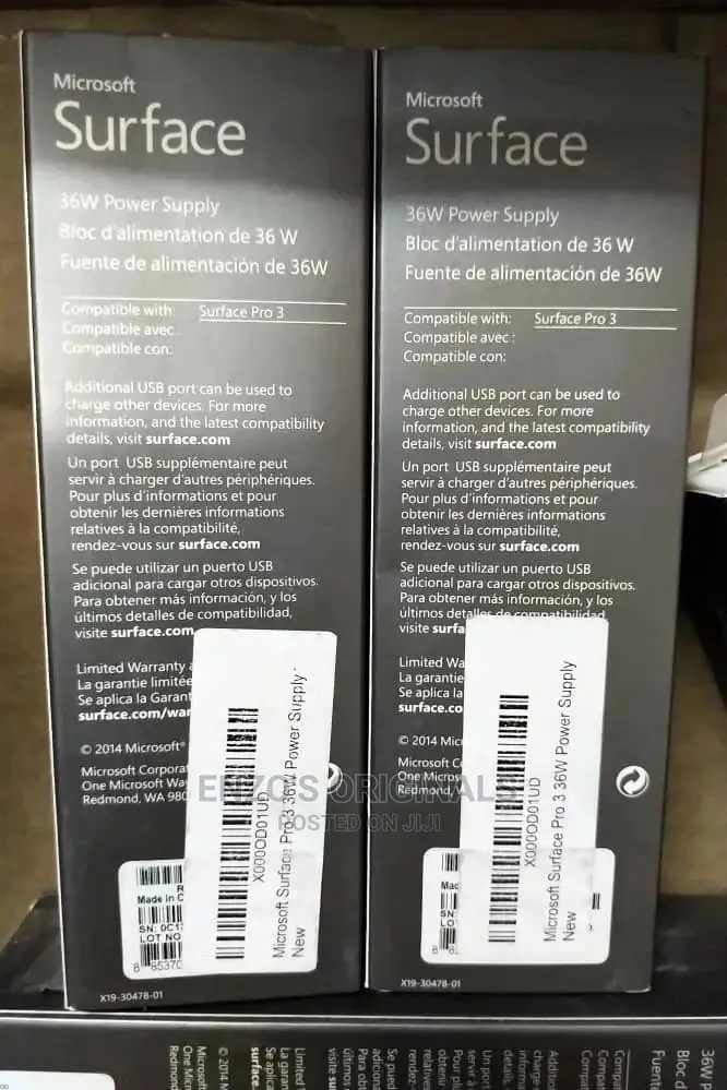 Microsoft Surface Pro 3,4,5,6 7 Charger 36wat New Original