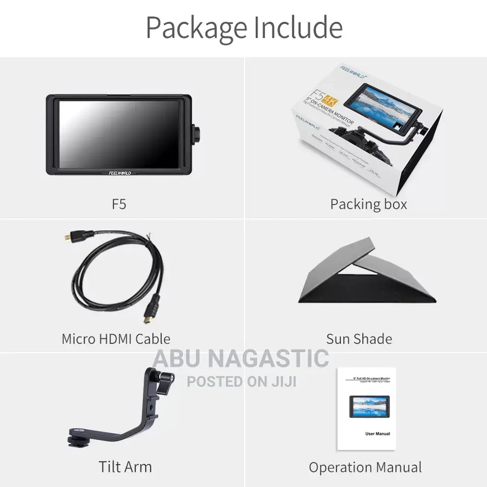 F5 4K Camera Video Field Monitor Screen