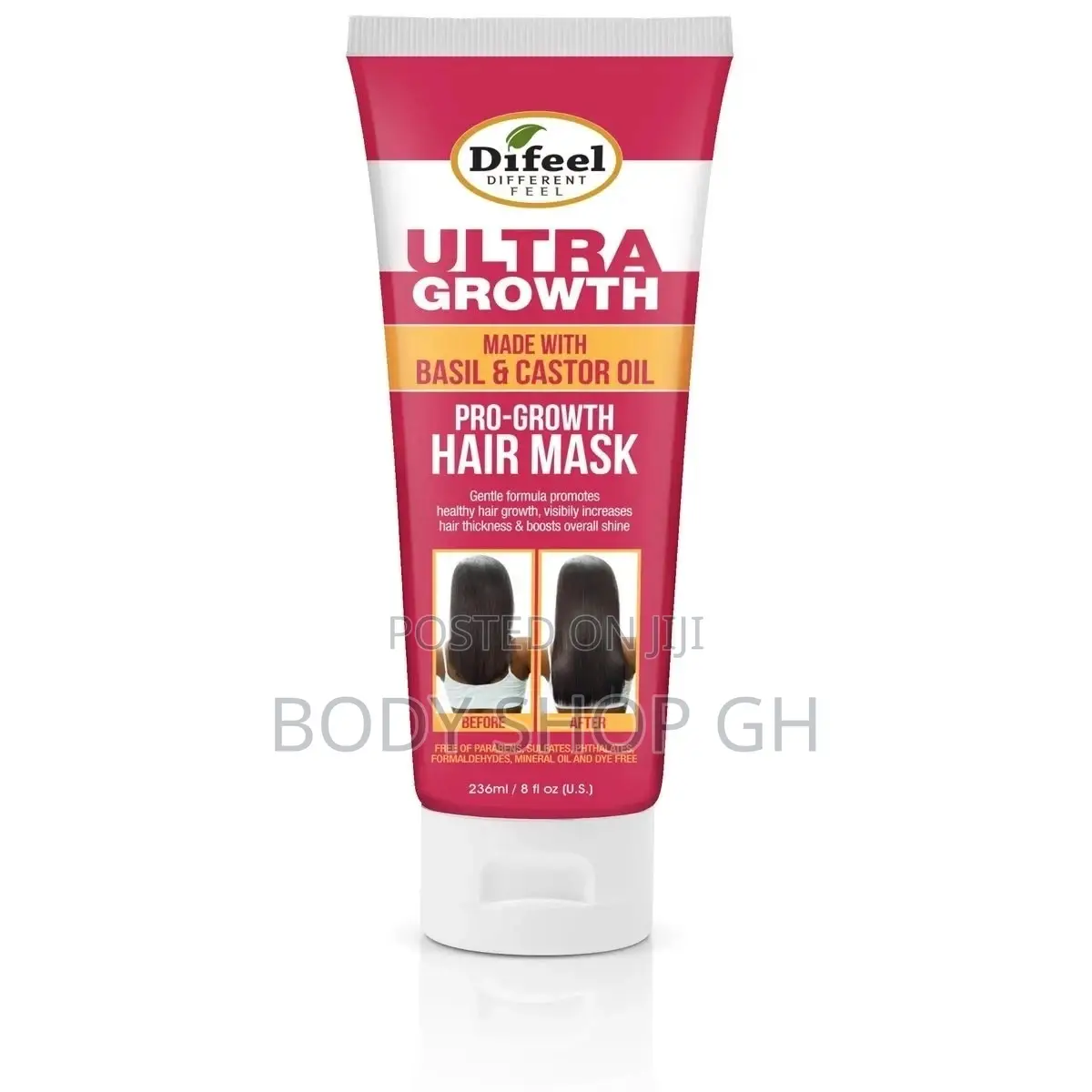 Difeel Ultra Growth Basil and Castor Oil Hair Growth Mask