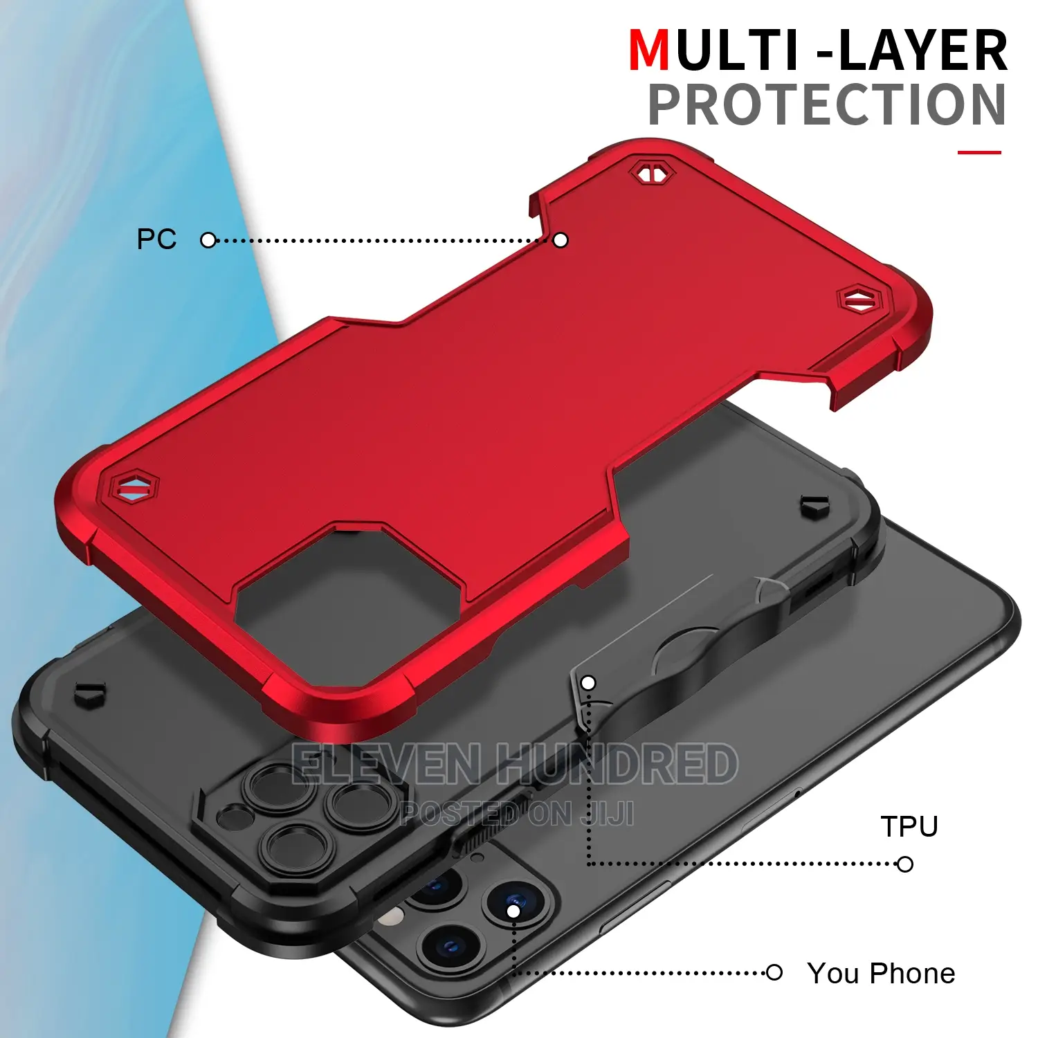 Apple iPhone 11 Pro Max Armour Case. All Colours Available