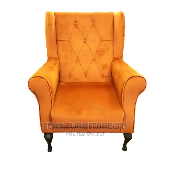 Sofa( 1 Seater Orange )Orangee