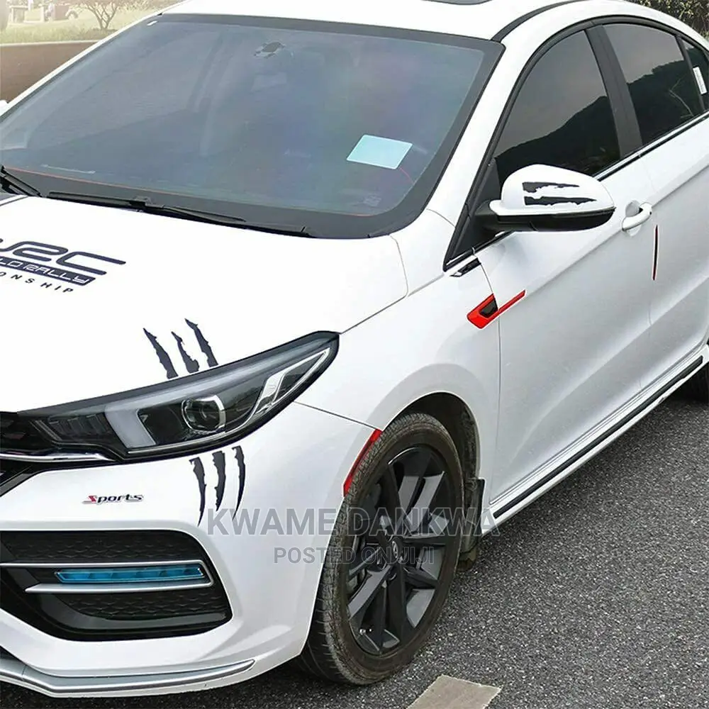 Monster Claw Scratch Decal Sticker (1x)