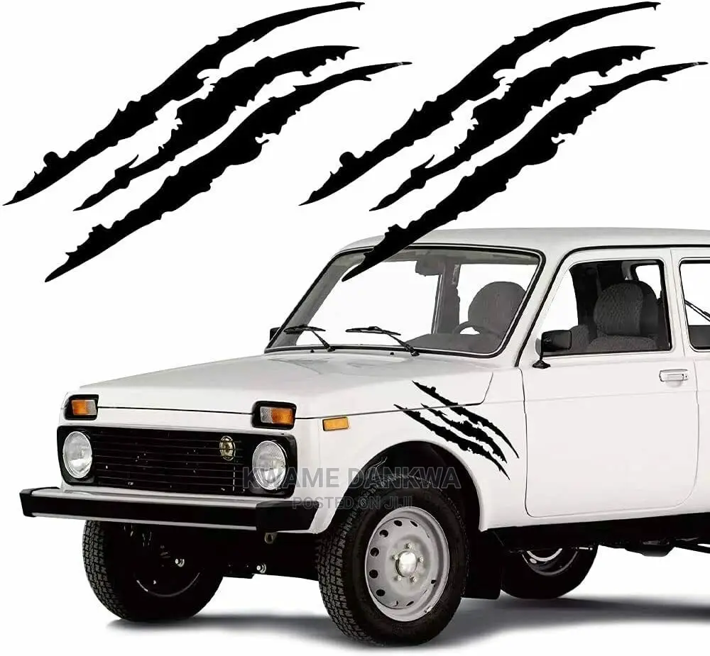 Monster Claw Scratch Decal Sticker (1x)