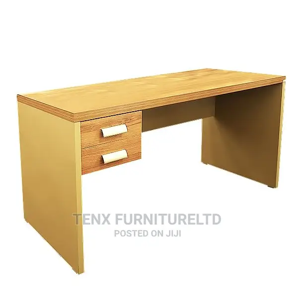 Office Desk Metallic(With Wood Construction Top)