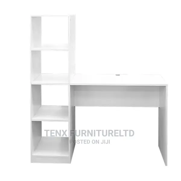 Computer Desk With (Tower Shelf 4 Tier)