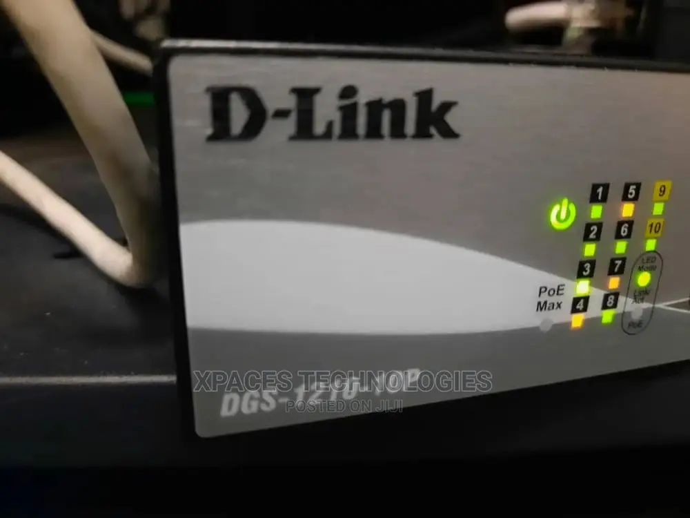 Dlink DGS-1210-10P Smart Poe Gigabit 2 SFP Port Switch