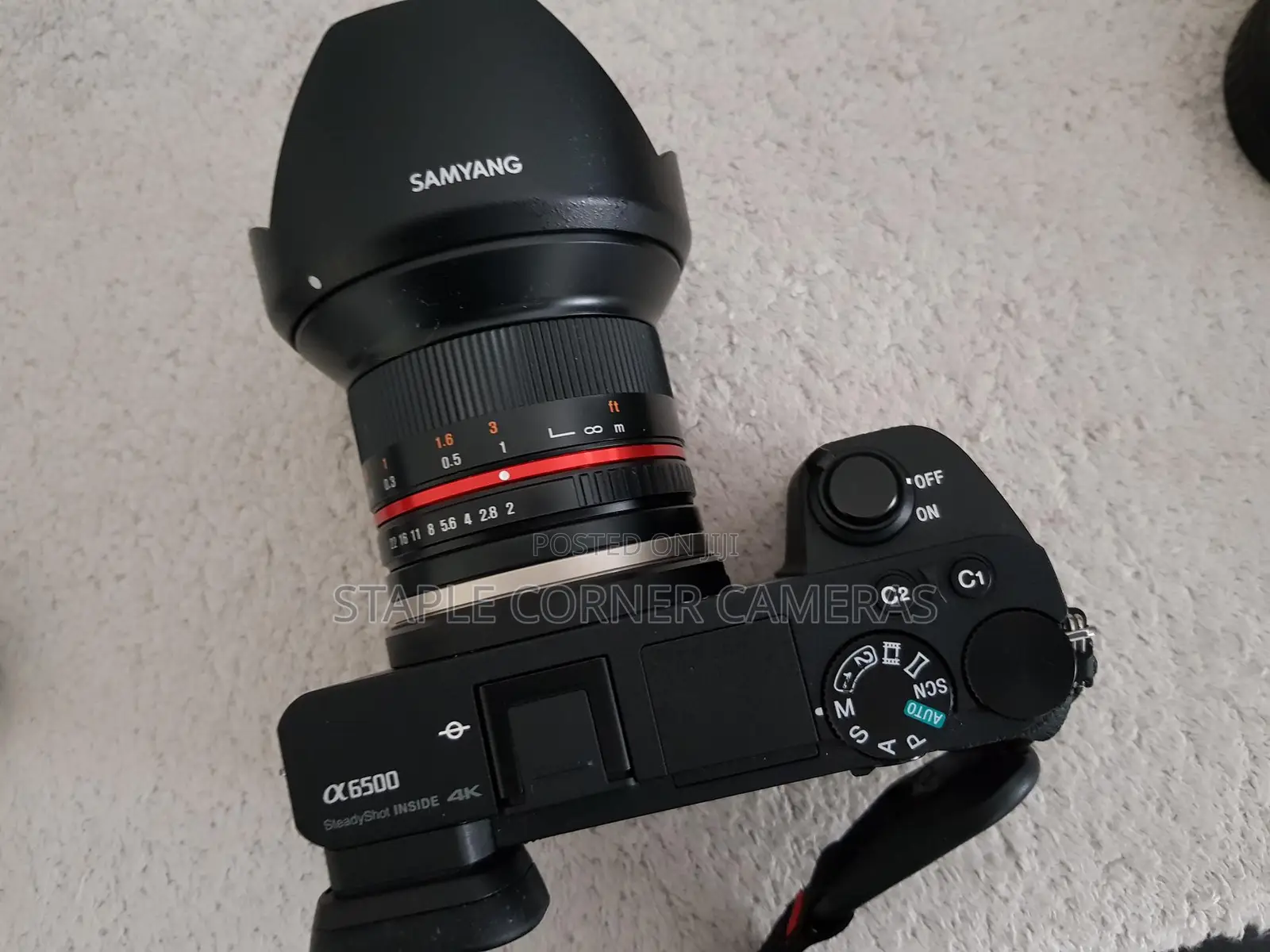 Sony A6500 Digital Camera With Samyang 12MM 1:2.0 Lens