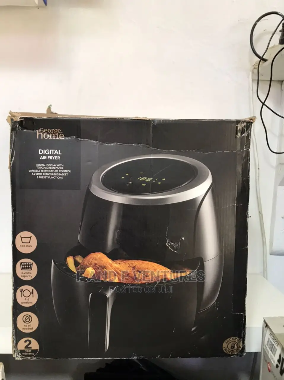 George Home Digital Air Fryer 6.2l- UK