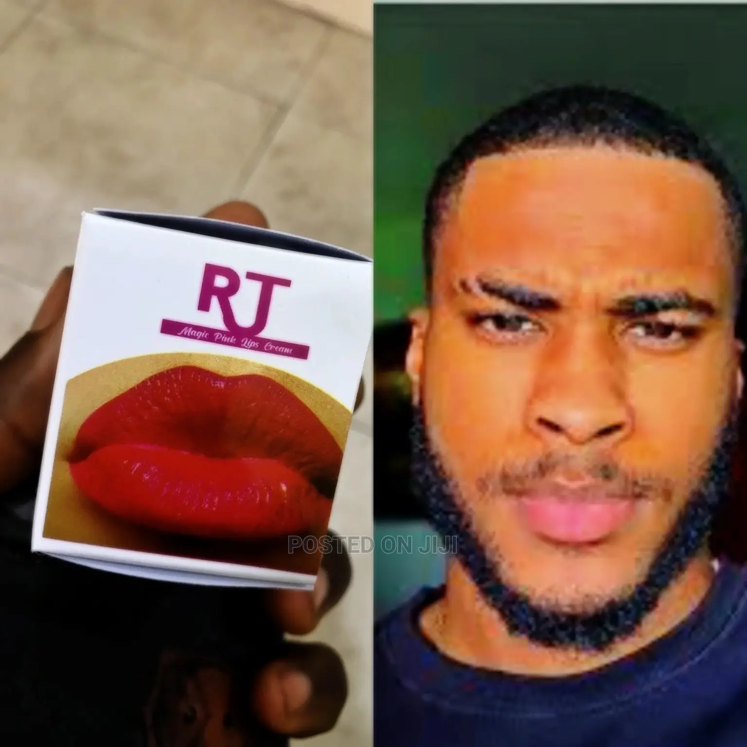 Rj Majic Permanent Pink Lips Cream