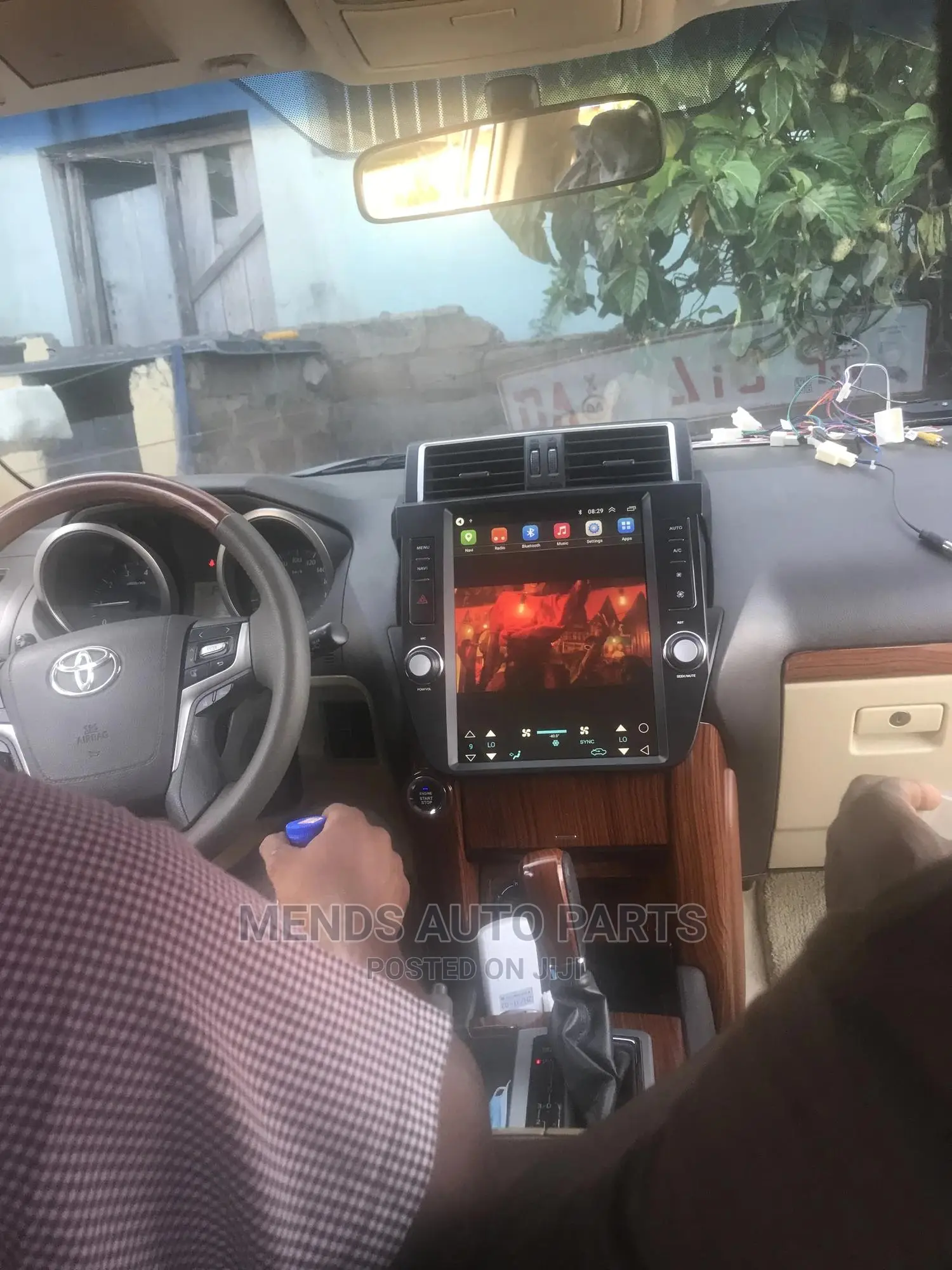 Toyota Land Cruiser Prado Tesla Android Video Car Tape